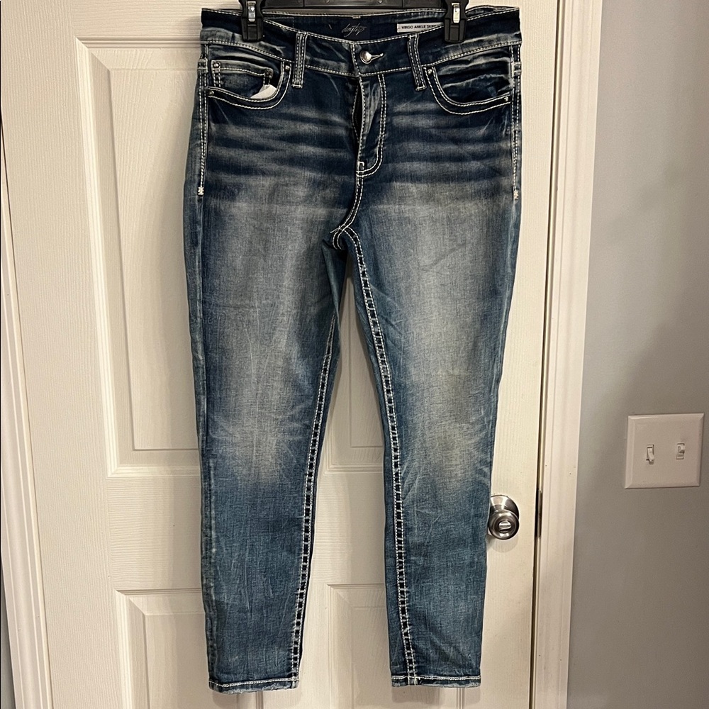 Daytrip Women's Faded Blue Skinny Jeans